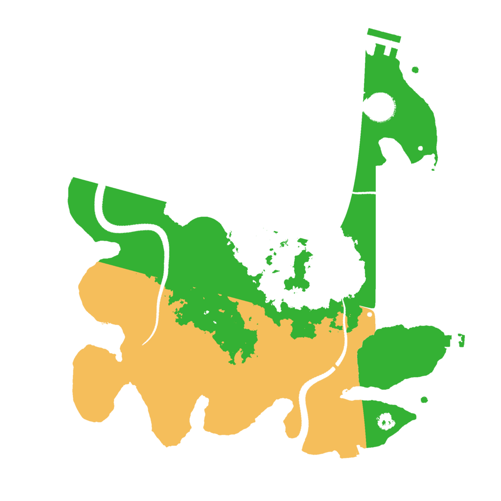Biome Rust Map: Procedural Map, Size: 3000, Seed: 31834