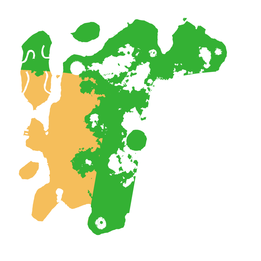 Biome Rust Map: Procedural Map, Size: 3500, Seed: 47125095