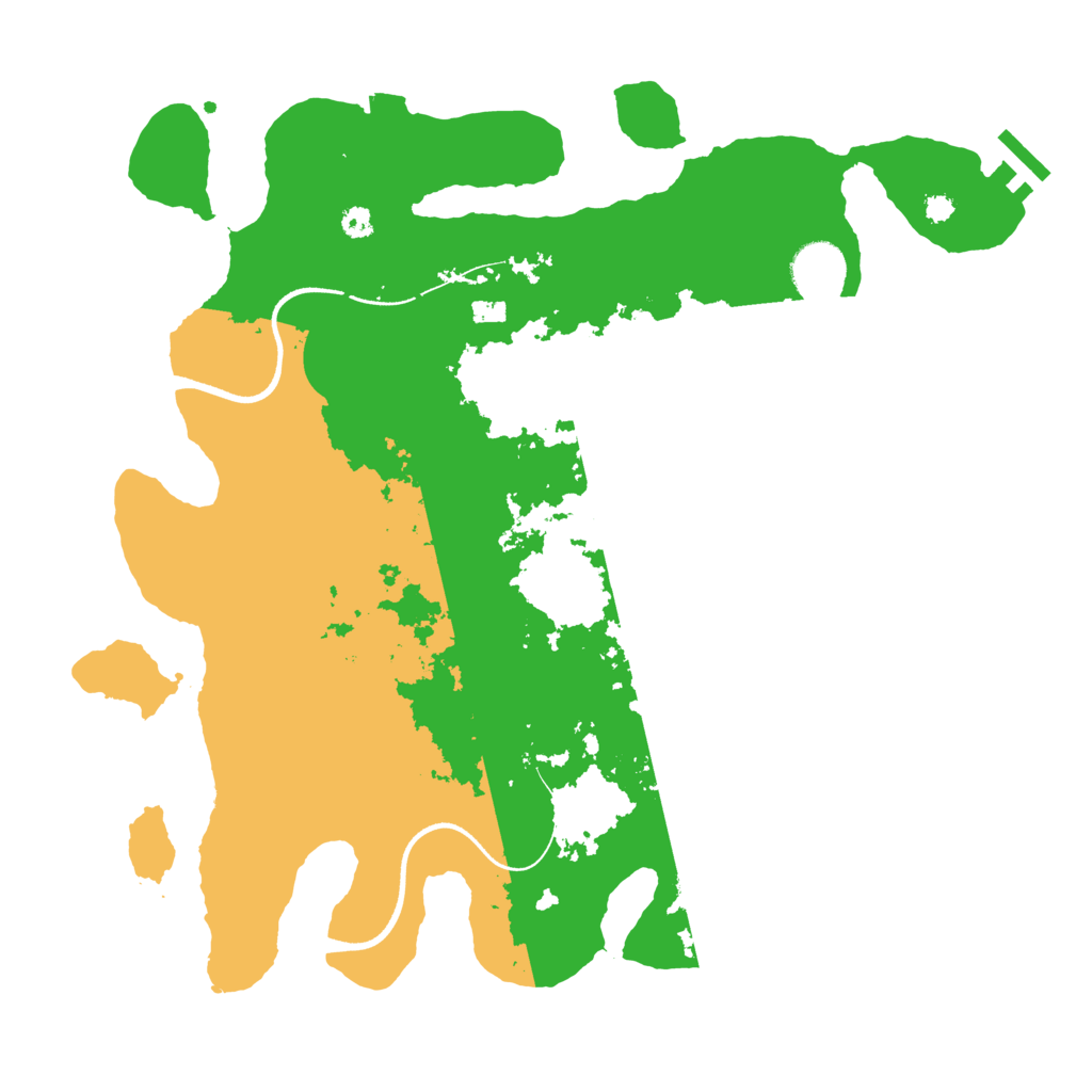 Biome Rust Map: Procedural Map, Size: 3500, Seed: 684245019