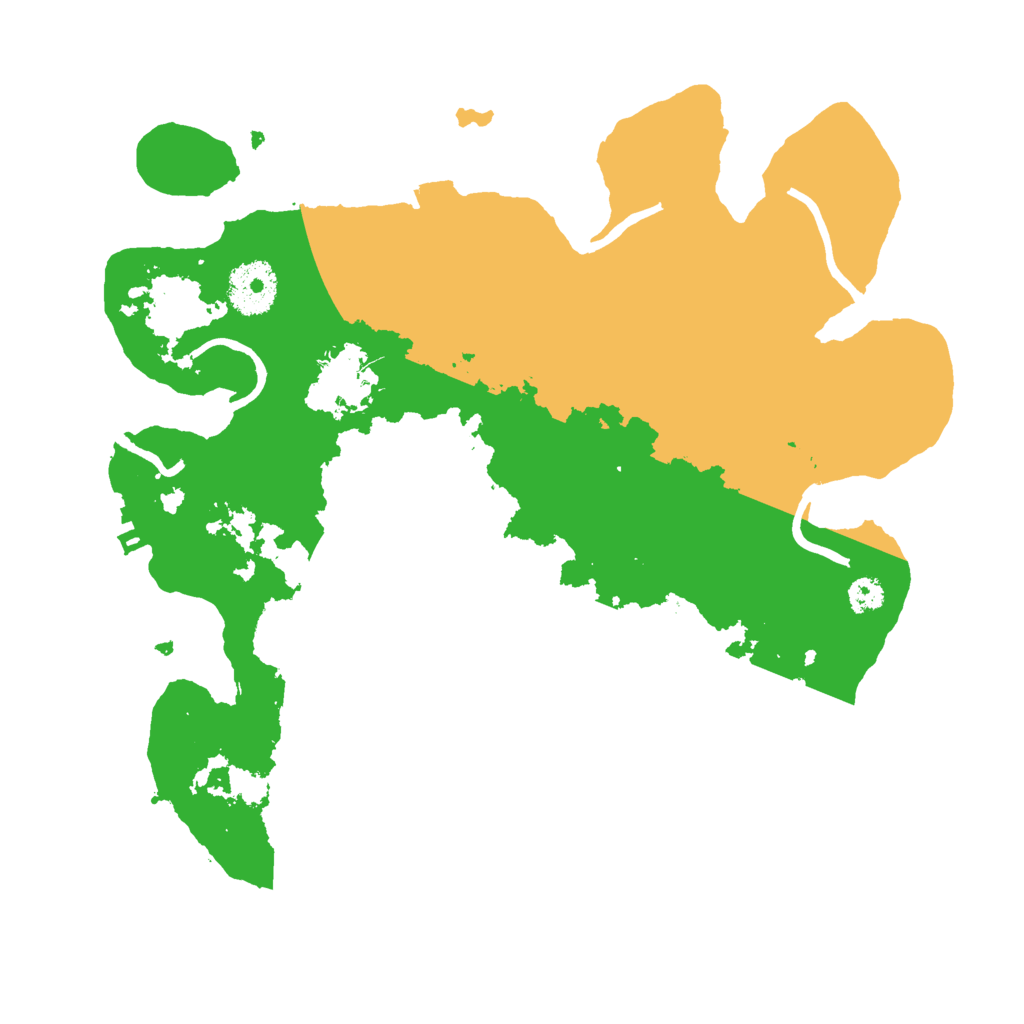 Biome Rust Map: Procedural Map, Size: 3000, Seed: 3107