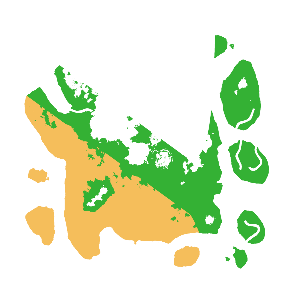 Biome Rust Map: Procedural Map, Size: 3000, Seed: 1095911012