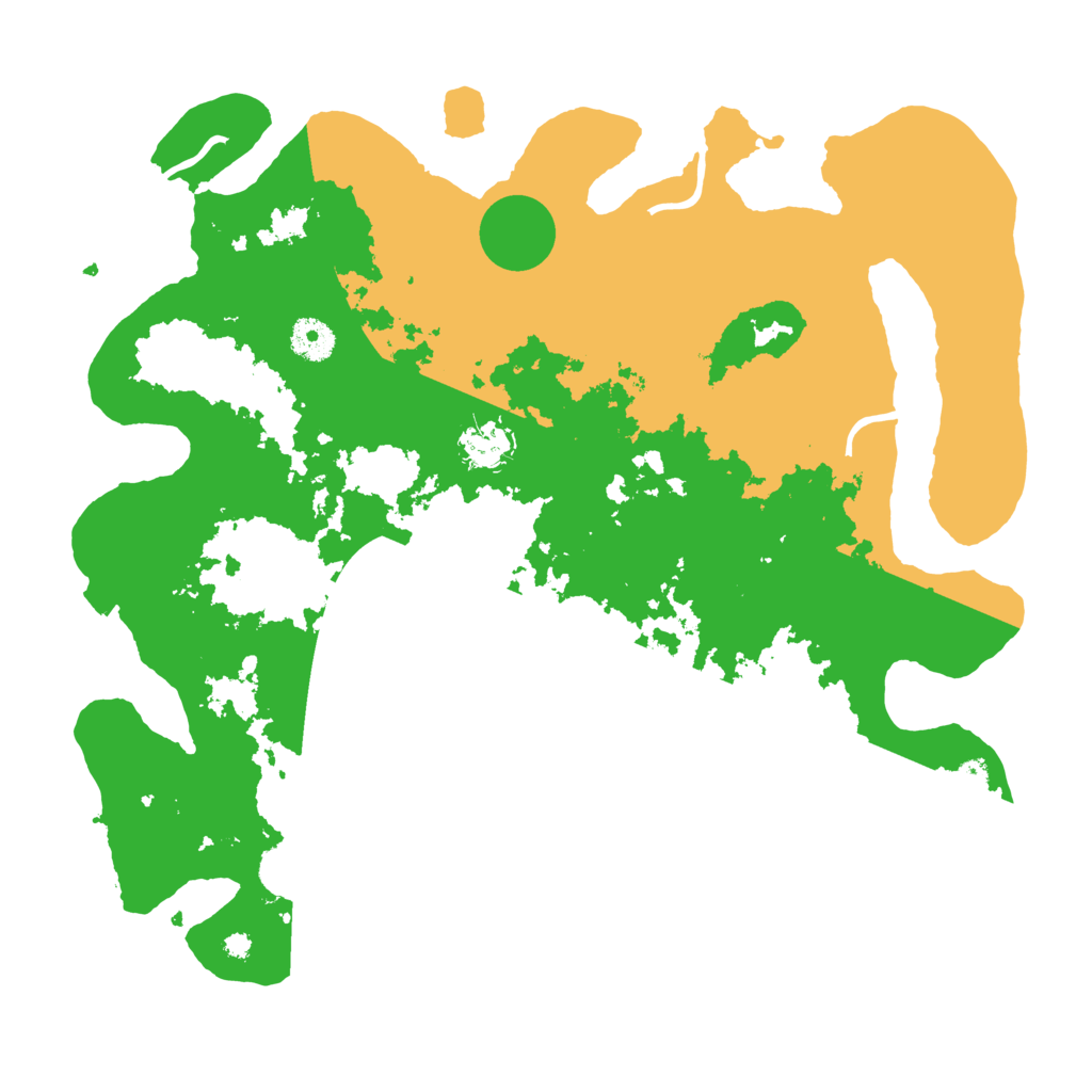 Biome Rust Map: Procedural Map, Size: 3800, Seed: 57420129