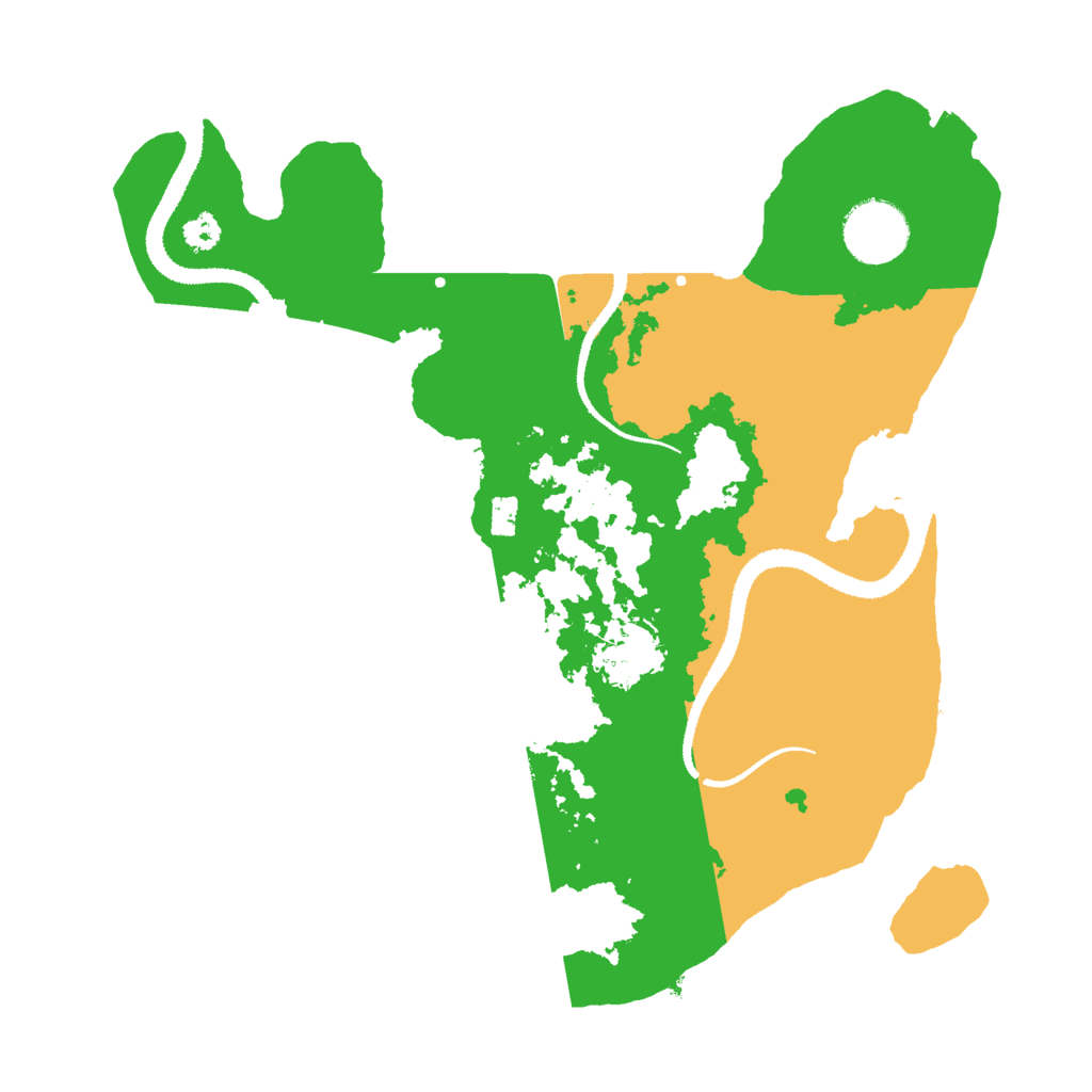 Biome Rust Map: Procedural Map, Size: 3000, Seed: 283491443