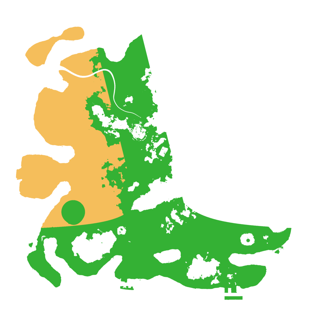 Biome Rust Map: Procedural Map, Size: 3500, Seed: 1523806921