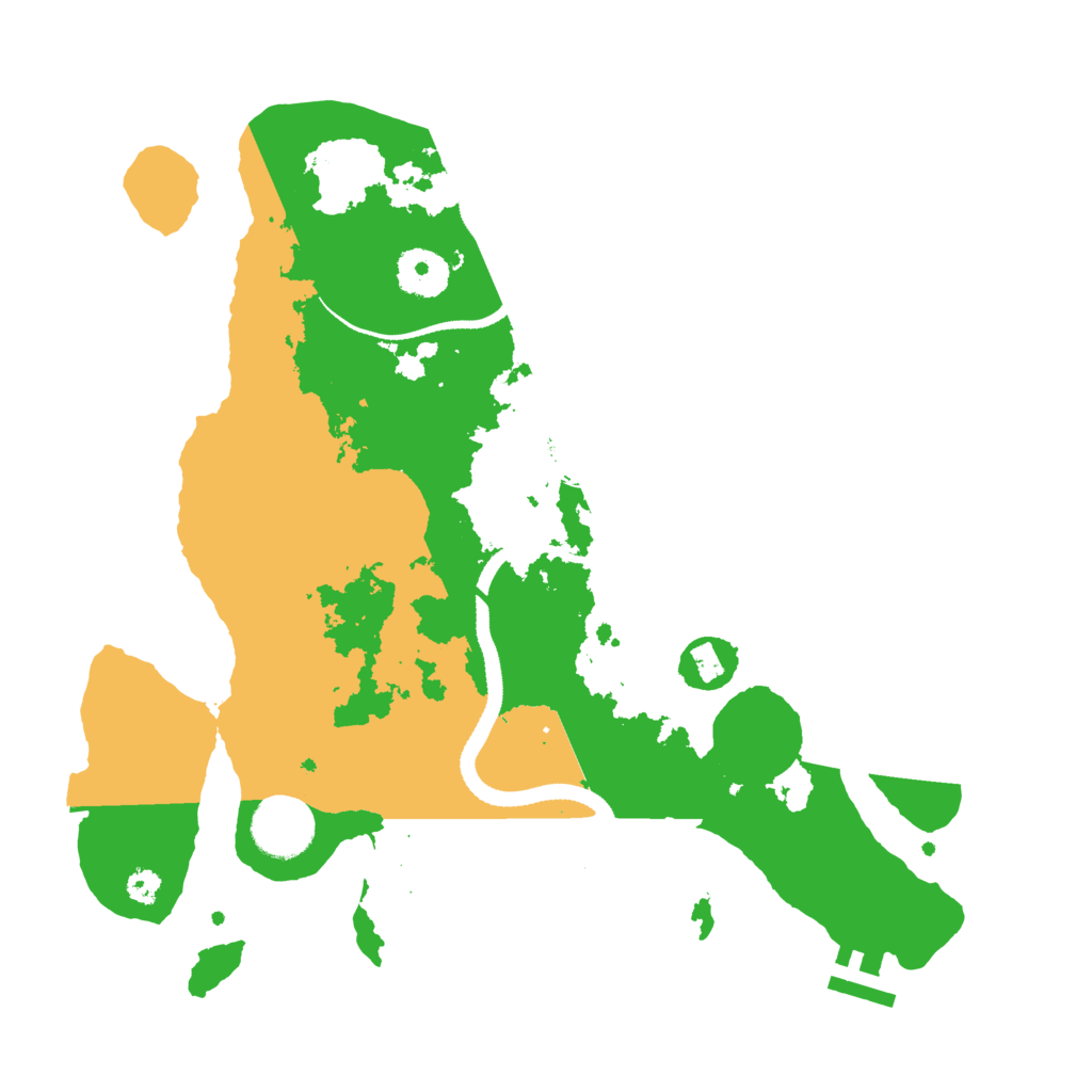 Biome Rust Map: Procedural Map, Size: 3250, Seed: 1937452775