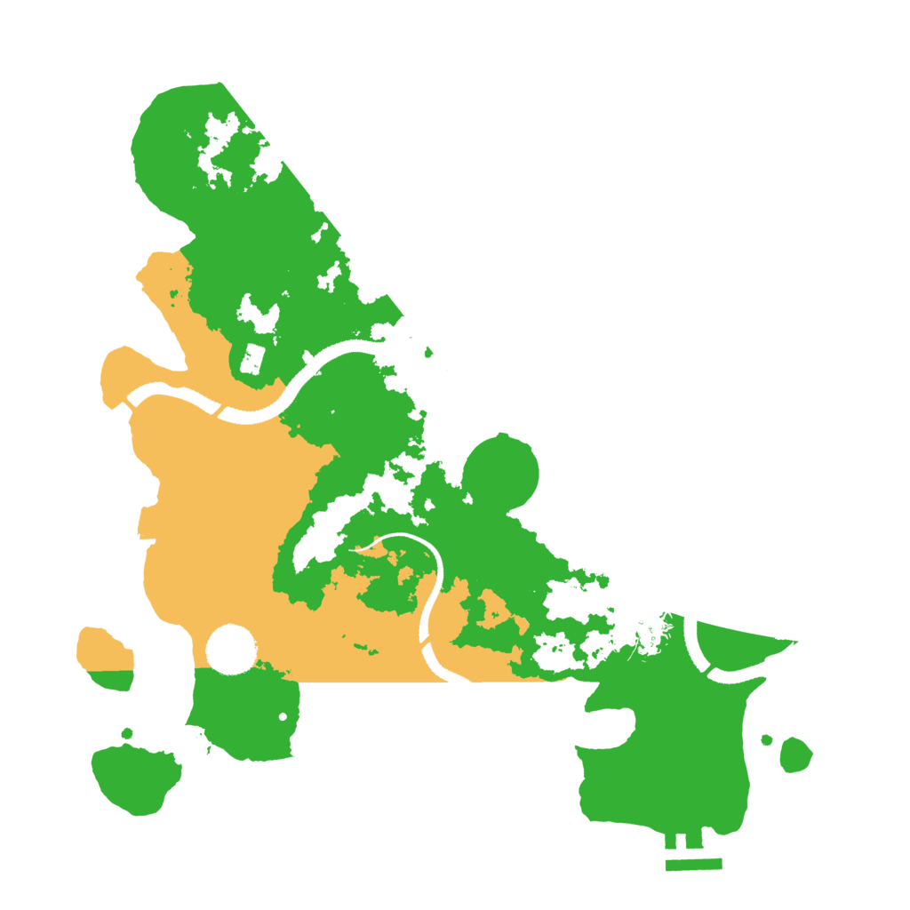 Biome Rust Map: Procedural Map, Size: 3250, Seed: 556180901