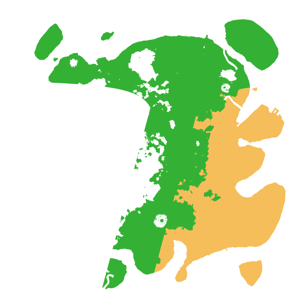 Biome Rust Map: Procedural Map, Size: 3500, Seed: 702289792