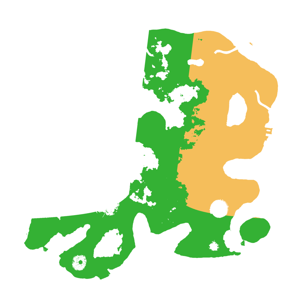 Biome Rust Map: Procedural Map, Size: 3000, Seed: 1600429143