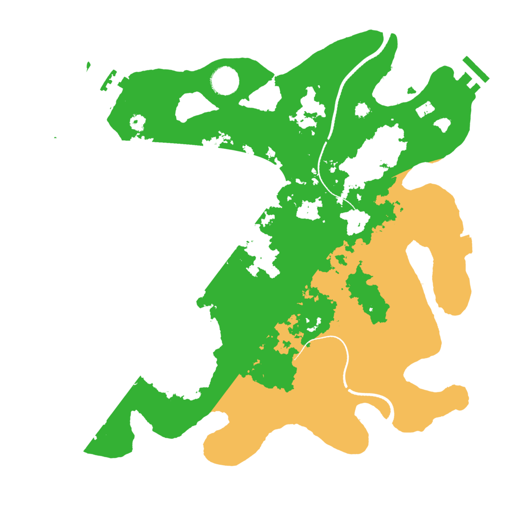 Biome Rust Map: Procedural Map, Size: 3250, Seed: 1374684942