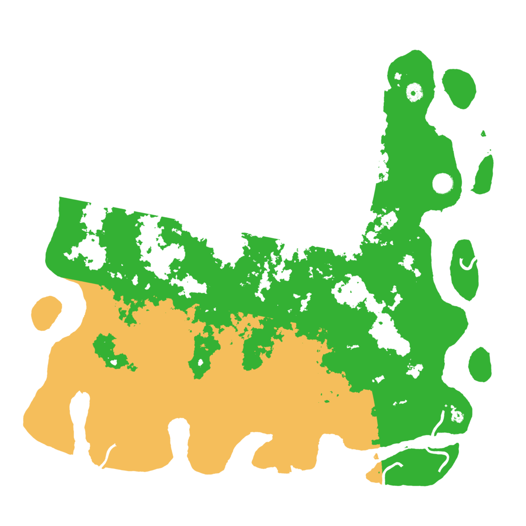 Biome Rust Map: Procedural Map, Size: 4500, Seed: 1676472461
