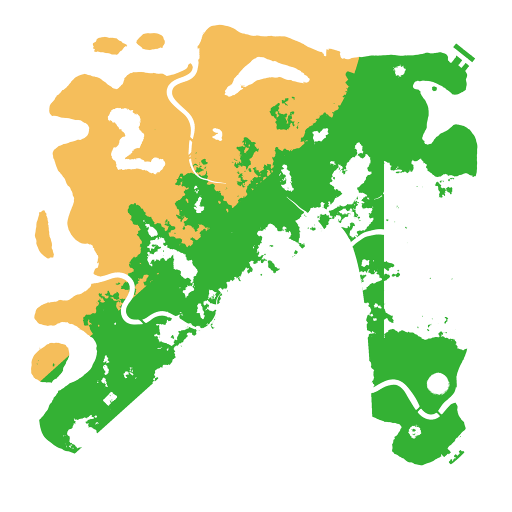 Biome Rust Map: Procedural Map, Size: 4250, Seed: 629163497