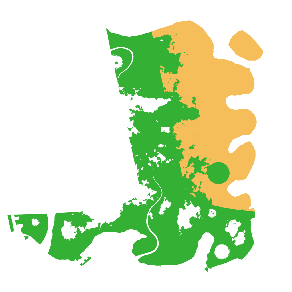 Biome Rust Map: Procedural Map, Size: 3500, Seed: 478597413