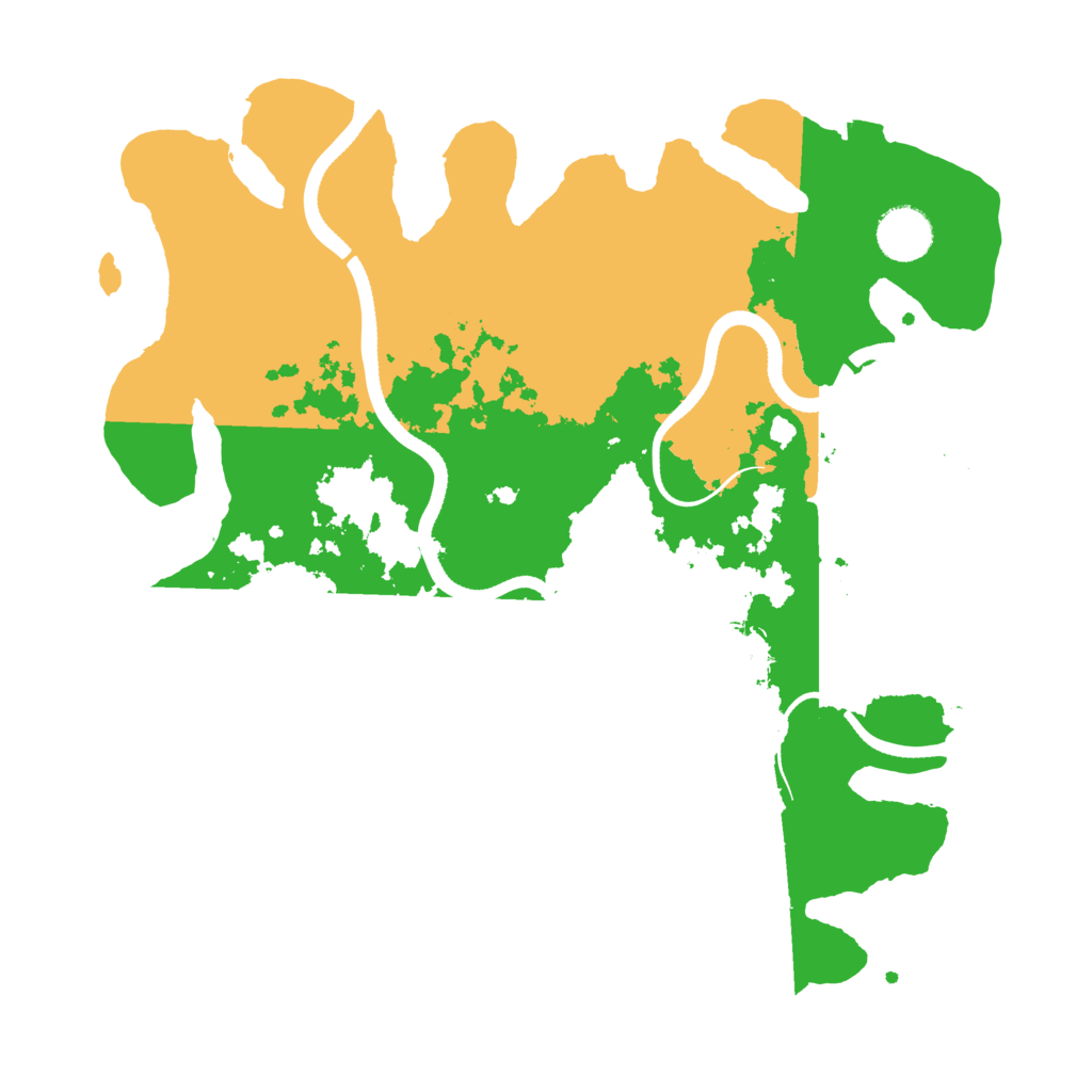 Biome Rust Map: Procedural Map, Size: 3500, Seed: 1569057455