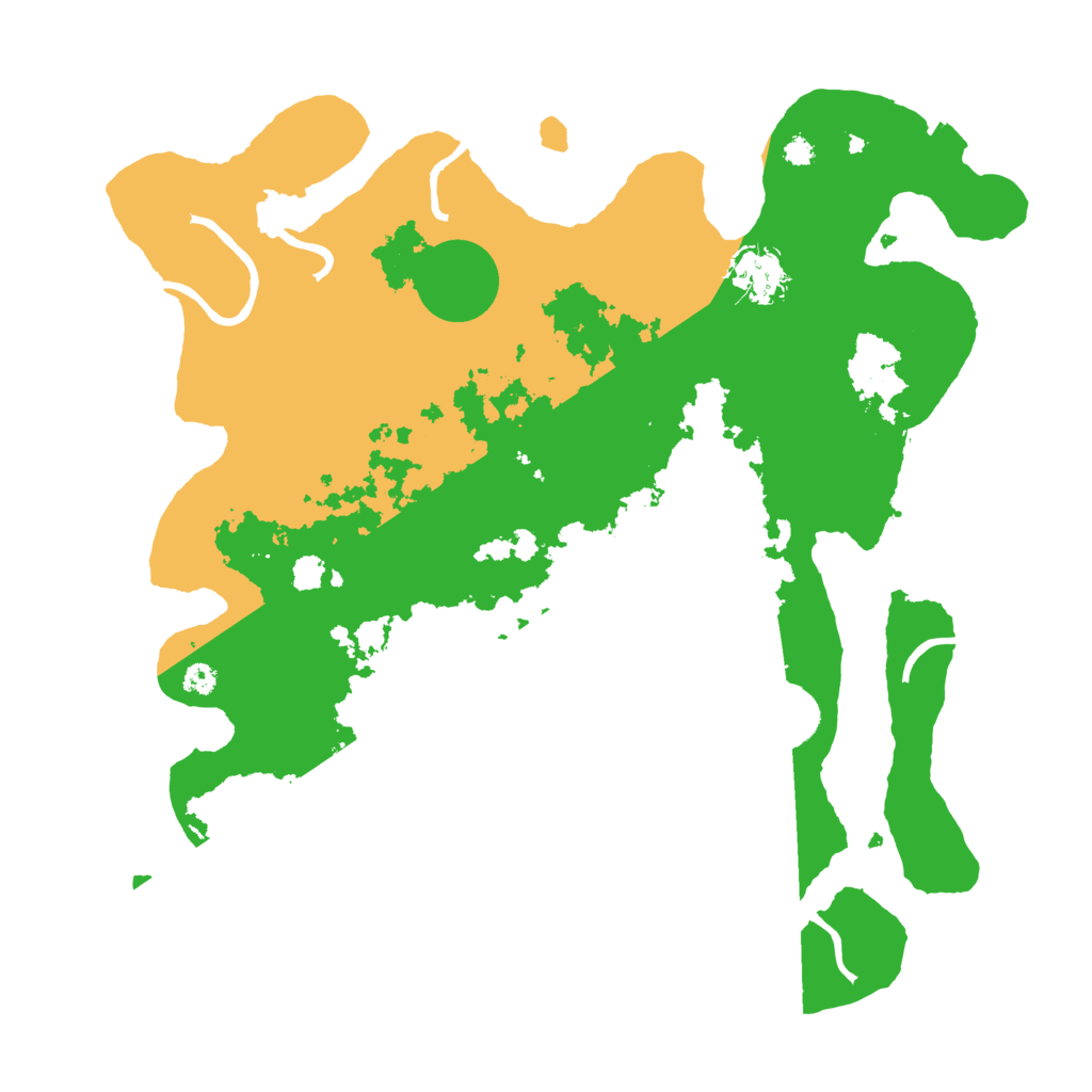 Biome Rust Map: Procedural Map, Size: 3500, Seed: 1809652982