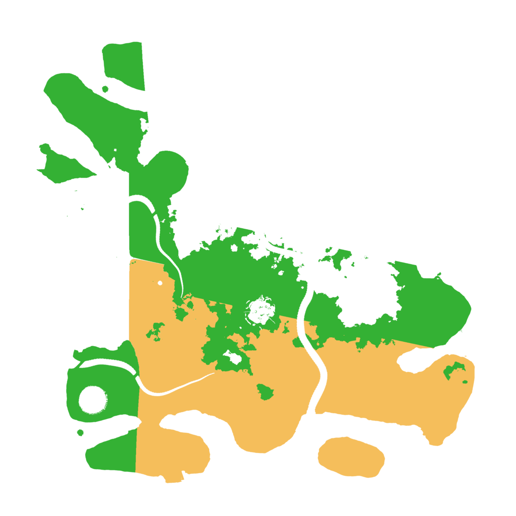 Biome Rust Map: Procedural Map, Size: 3250, Seed: 754662566