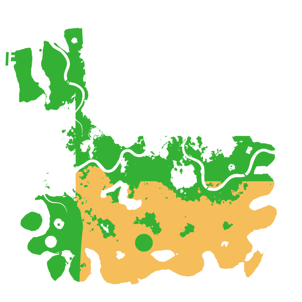 Biome Rust Map: Procedural Map, Size: 4500, Seed: 356241851