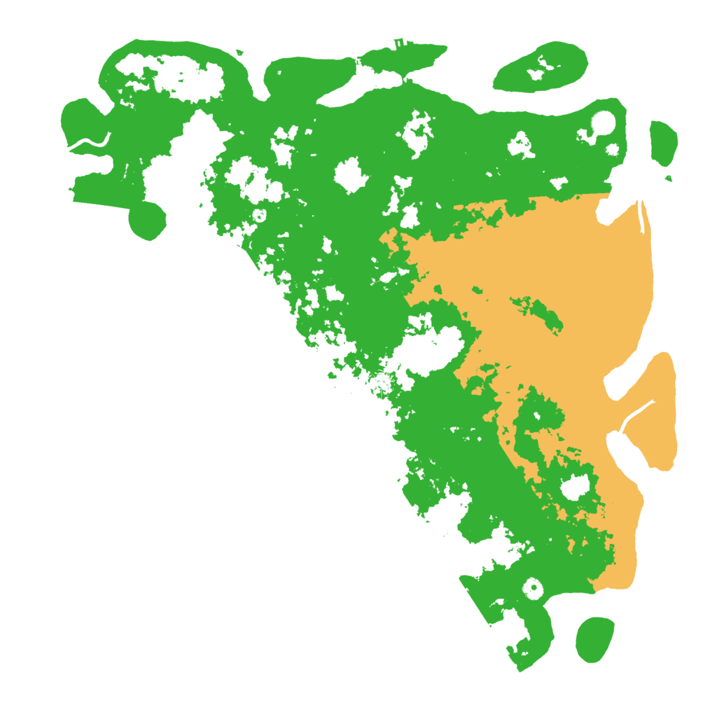 Biome Rust Map: Procedural Map, Size: 5200, Seed: 627005