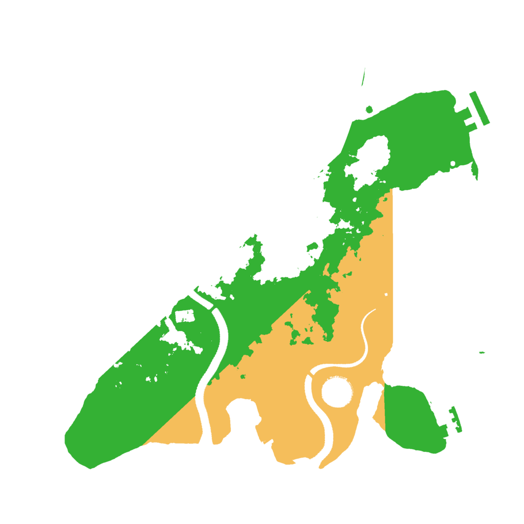 Biome Rust Map: Procedural Map, Size: 3000, Seed: 11636