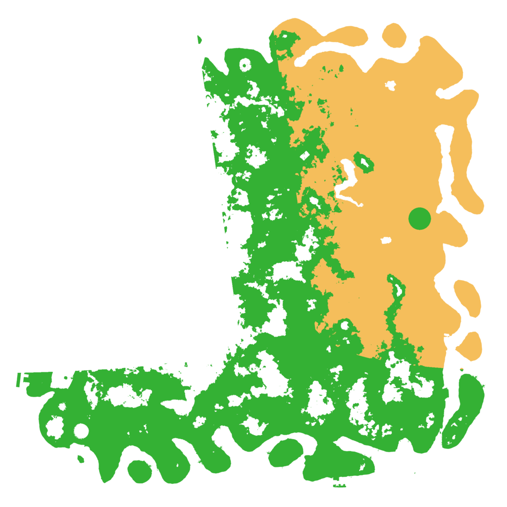 Biome Rust Map: Procedural Map, Size: 6000, Seed: 1460084521
