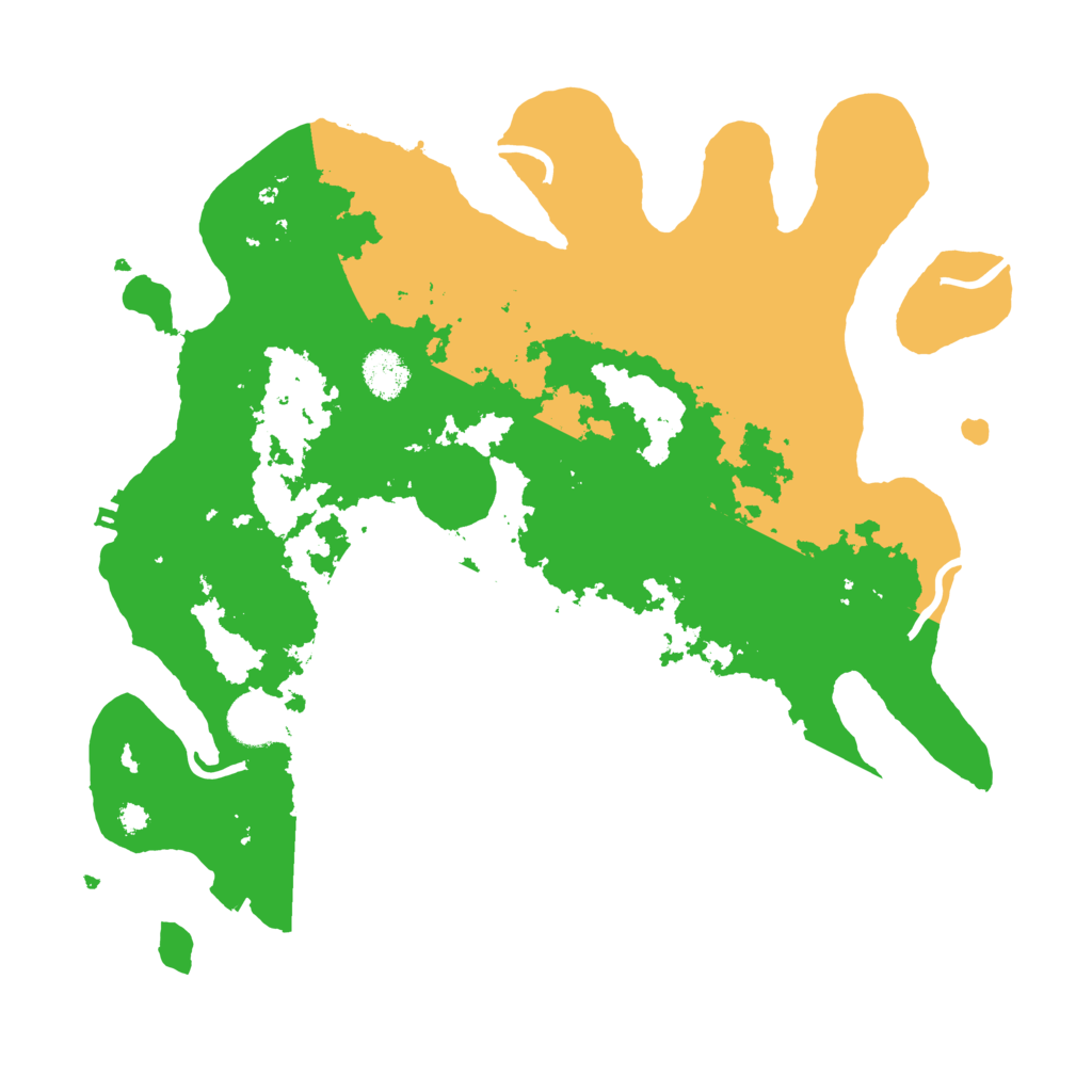 Biome Rust Map: Procedural Map, Size: 3500, Seed: 914997863