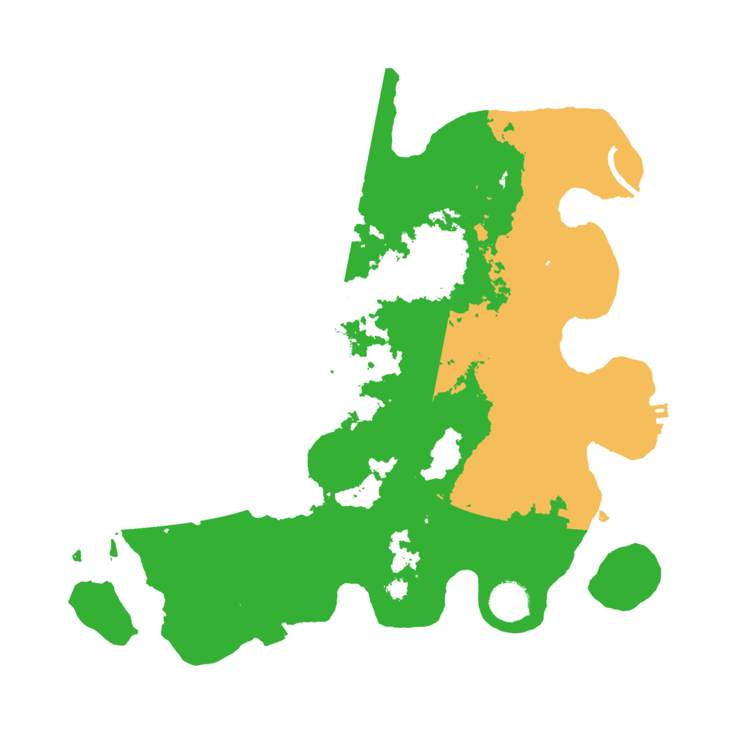 Biome Rust Map: Procedural Map, Size: 3250, Seed: 1741901227