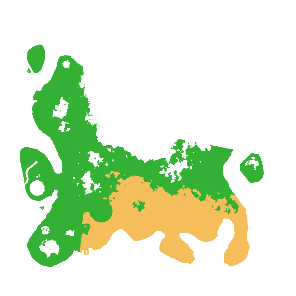 Biome Rust Map: Procedural Map, Size: 3500, Seed: 1416395365