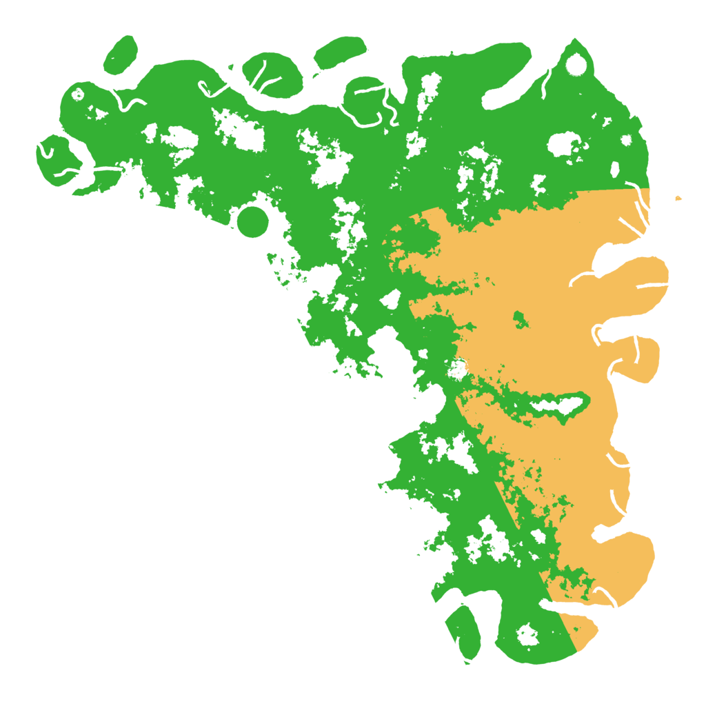 Biome Rust Map: Procedural Map, Size: 6000, Seed: 22943