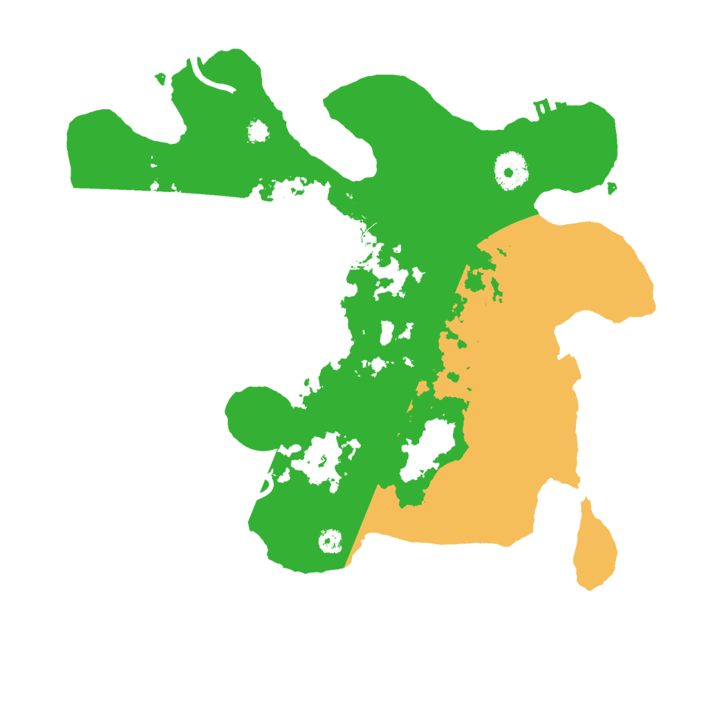 Biome Rust Map: Procedural Map, Size: 3000, Seed: 1199478917