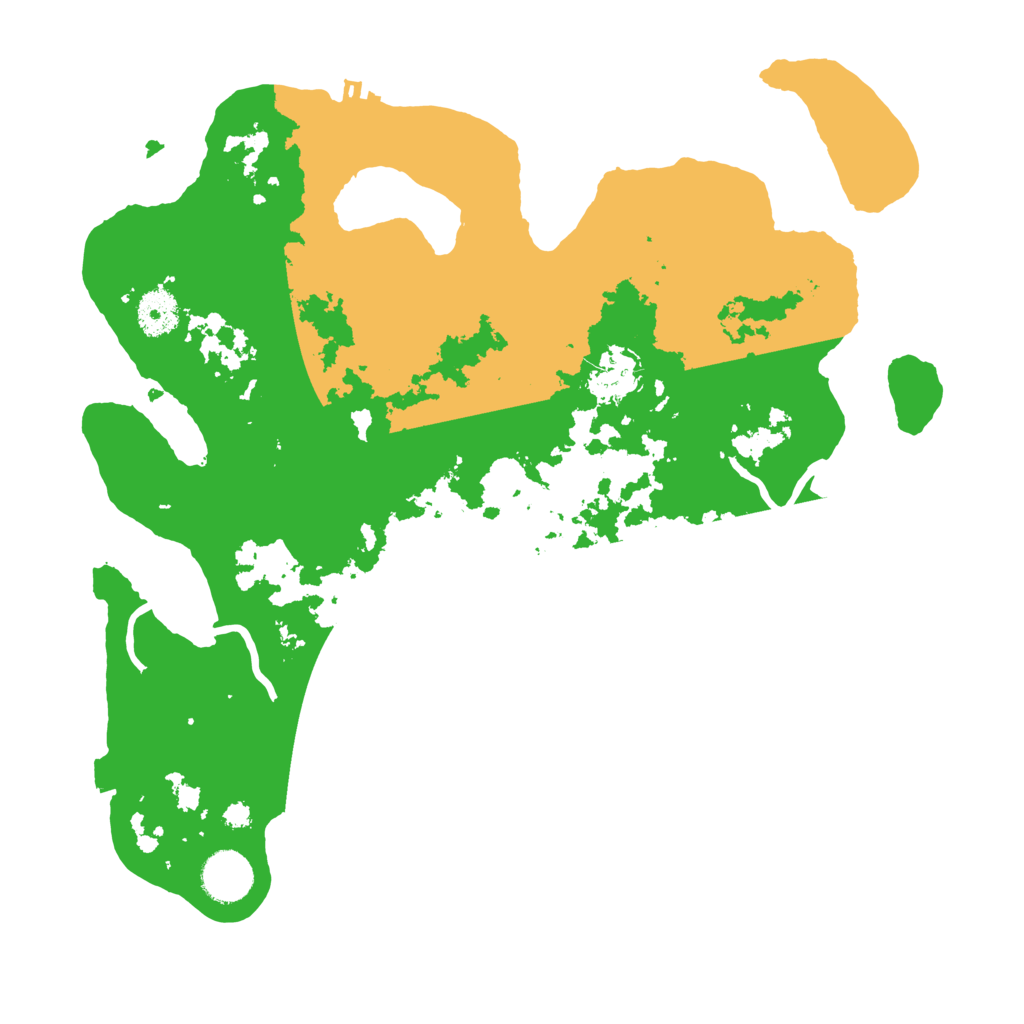 Biome Rust Map: Procedural Map, Size: 3500, Seed: 632689998