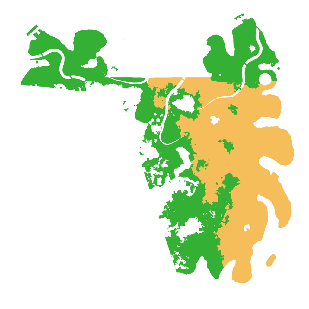Biome Rust Map: Procedural Map, Size: 4500, Seed: 765465213