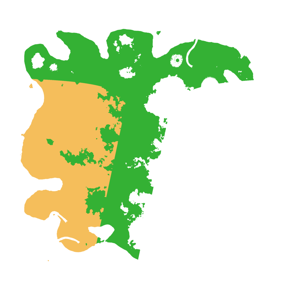 Biome Rust Map: Procedural Map, Size: 3500, Seed: 58532