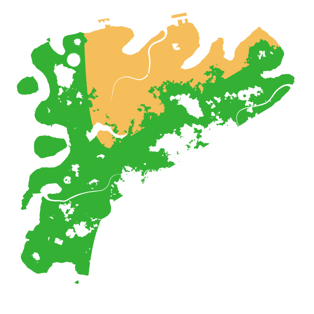 Biome Rust Map: Procedural Map, Size: 4137, Seed: 1266