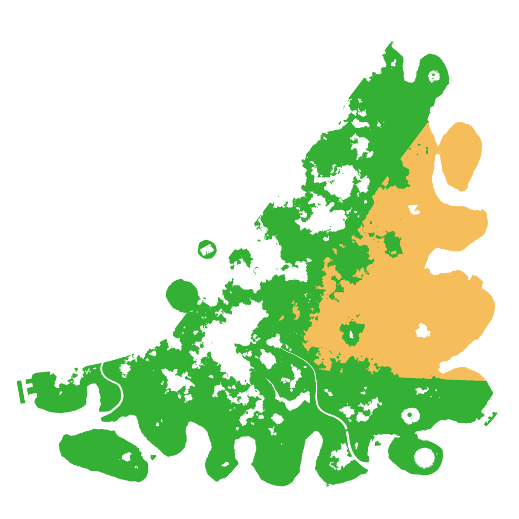 Biome Rust Map: Procedural Map, Size: 4550, Seed: 1665655555