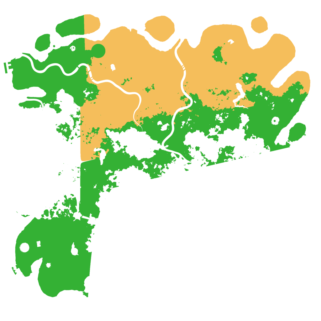 Biome Rust Map: Procedural Map, Size: 6000, Seed: 519062202