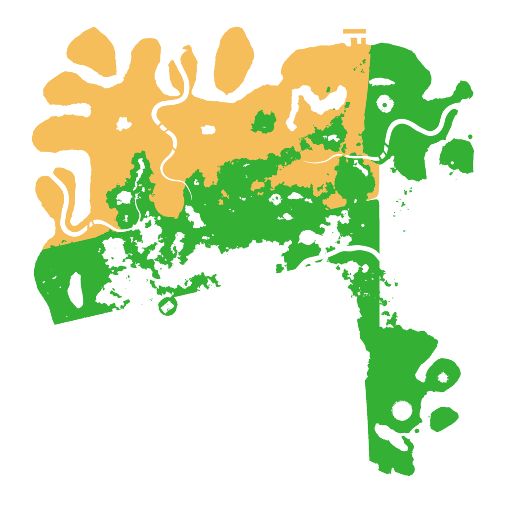 Biome Rust Map: Procedural Map, Size: 4500, Seed: 108499417