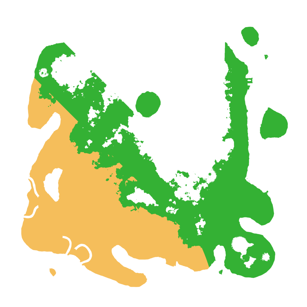 Biome Rust Map: Procedural Map, Size: 3500, Seed: 46610141
