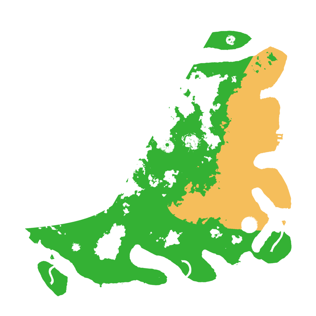 Biome Rust Map: Procedural Map, Size: 3500, Seed: 2043744887