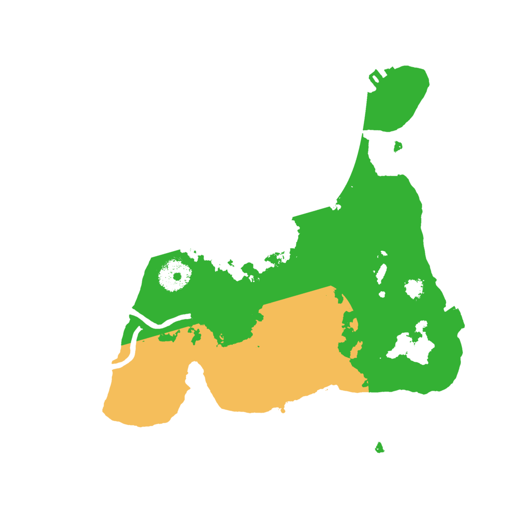 Biome Rust Map: Procedural Map, Size: 2500, Seed: 800984260