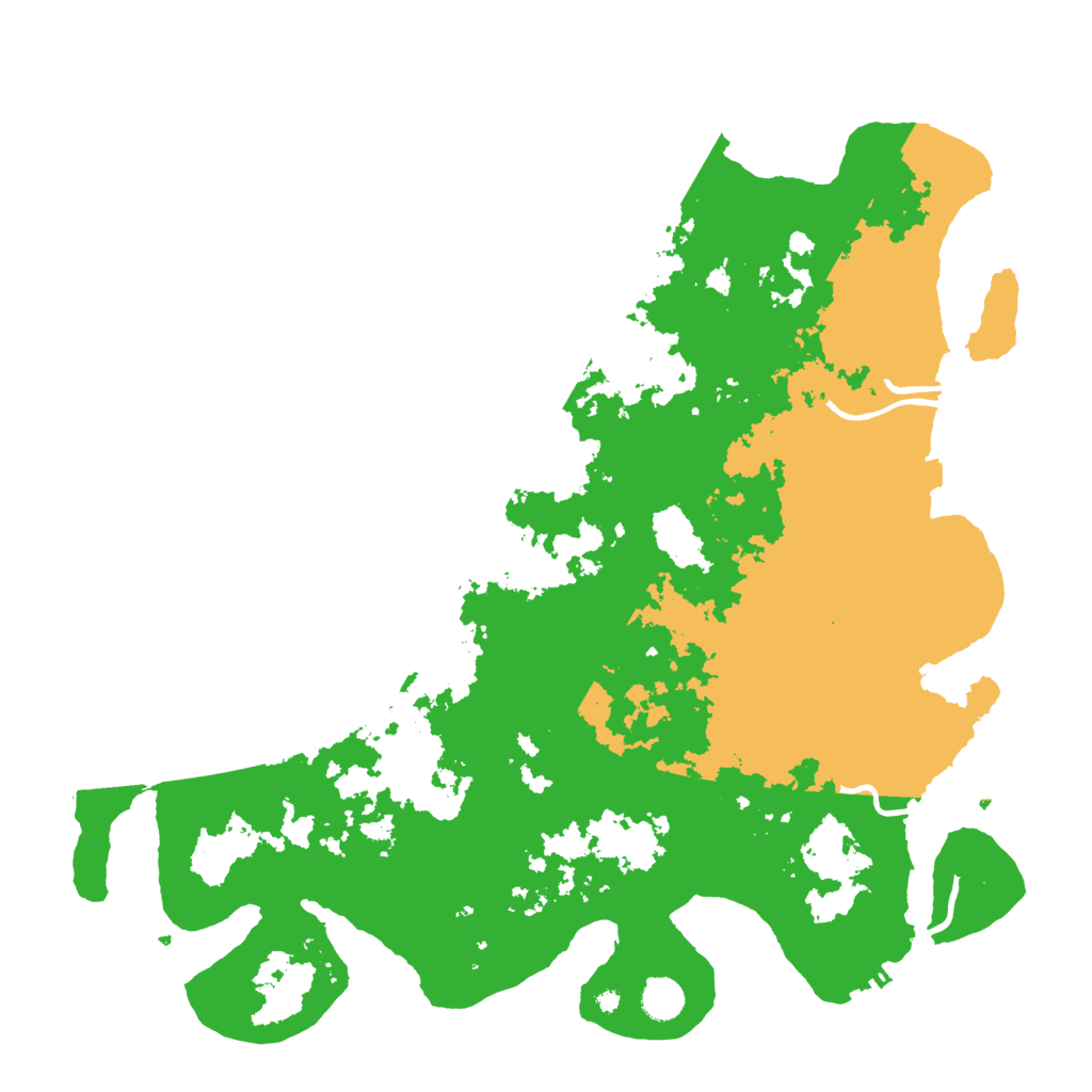 Biome Rust Map: Procedural Map, Size: 4500, Seed: 37137306
