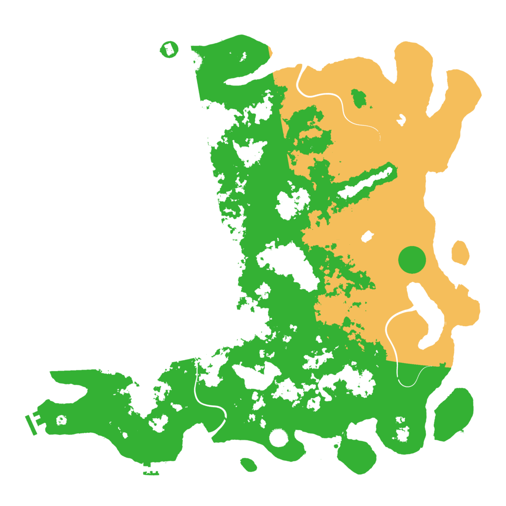 Biome Rust Map: Procedural Map, Size: 4850, Seed: 200000555