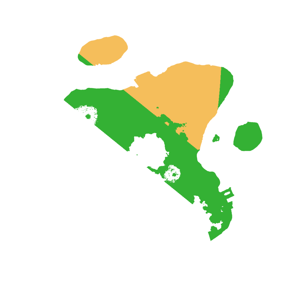 Biome Rust Map: Procedural Map, Size: 2000, Seed: 112233