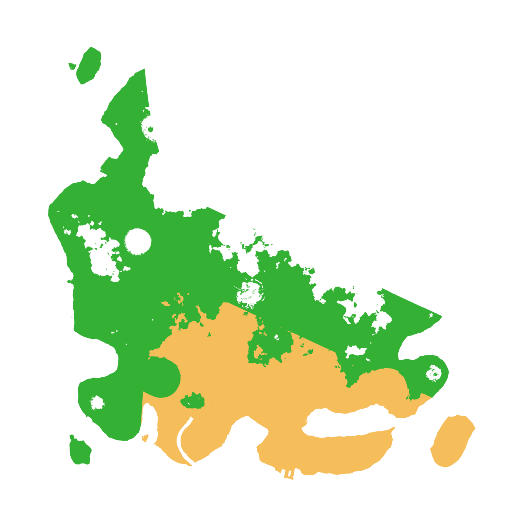 Biome Rust Map: Procedural Map, Size: 3500, Seed: 8657735