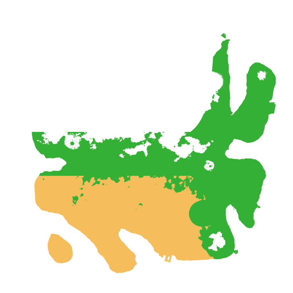 Biome Rust Map: Procedural Map, Size: 3000, Seed: 36193