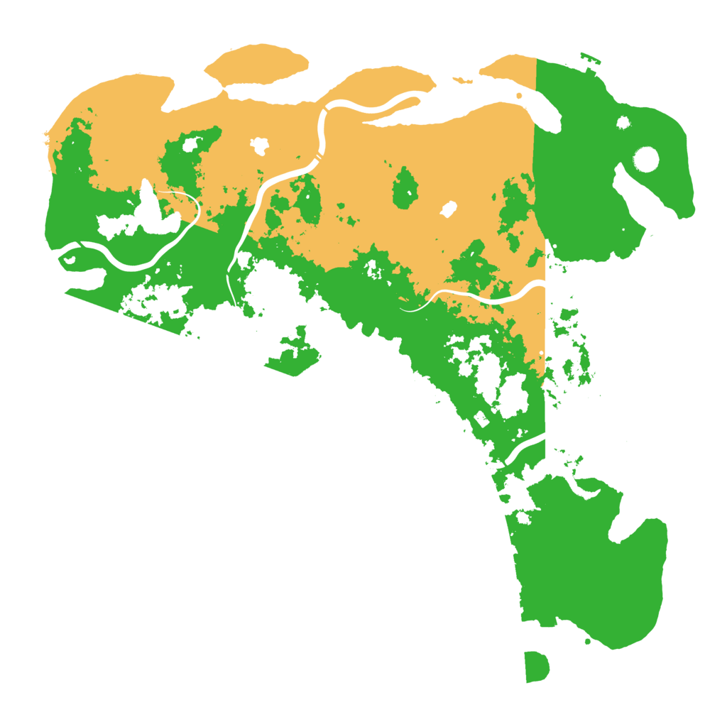 Biome Rust Map: Procedural Map, Size: 5000, Seed: 1173211476