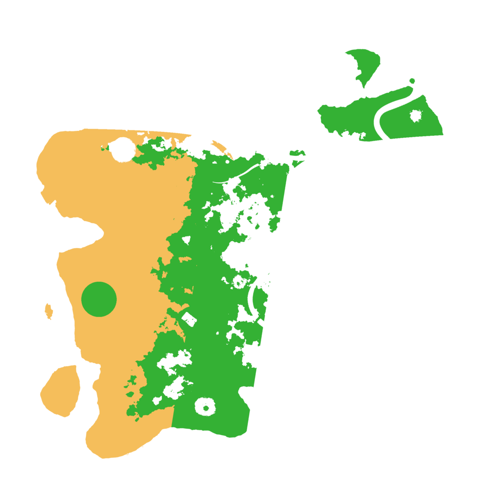 Biome Rust Map: Procedural Map, Size: 3750, Seed: 890609117