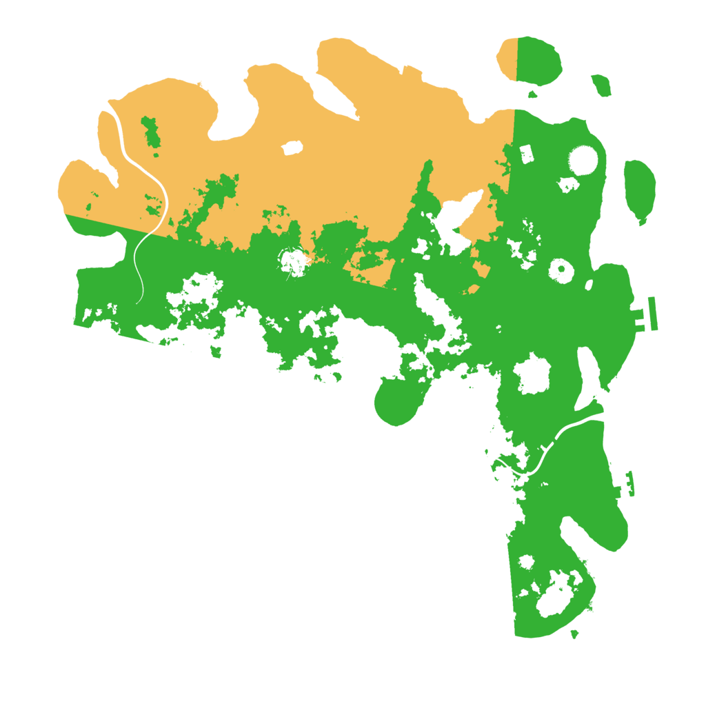 Biome Rust Map: Procedural Map, Size: 4250, Seed: 490385516