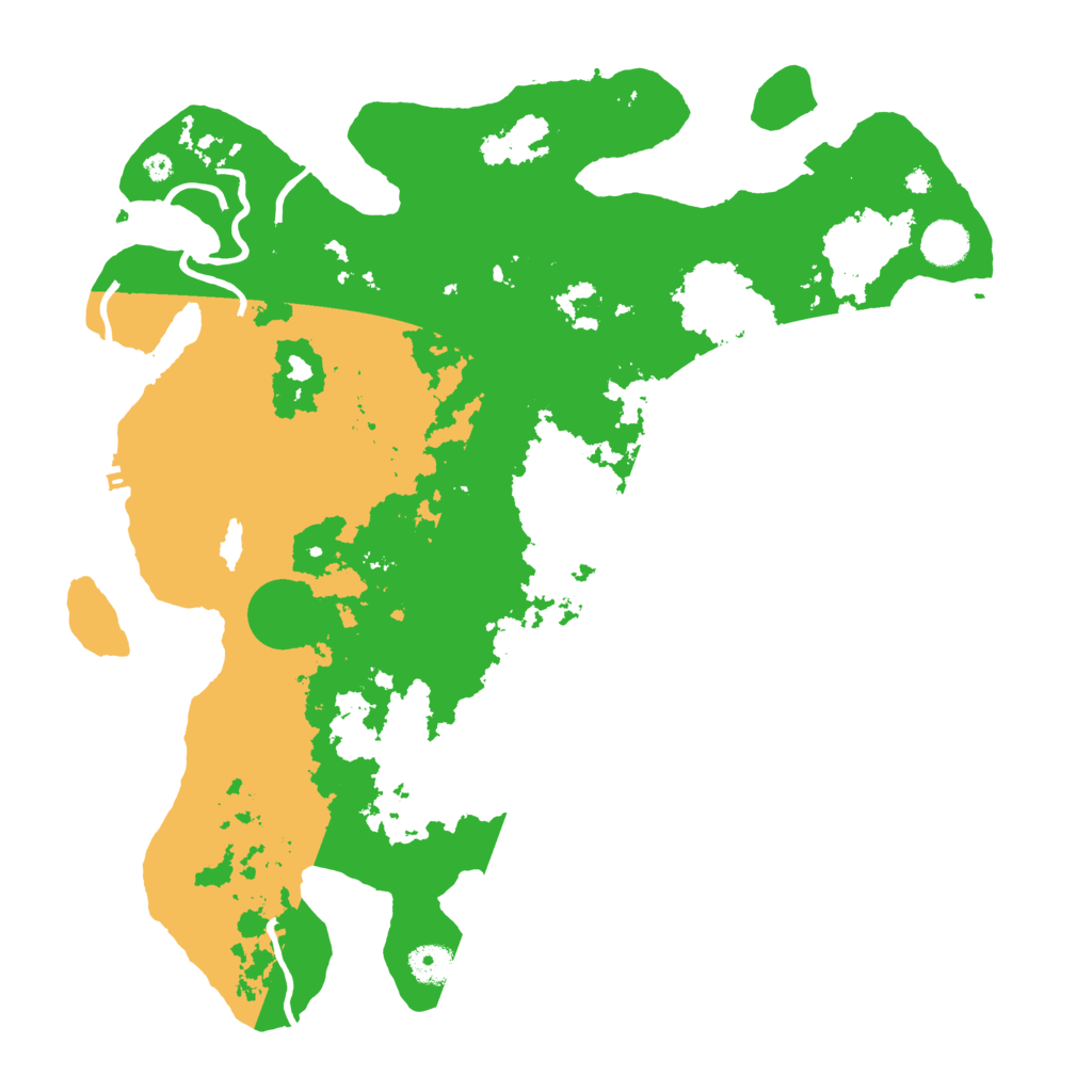 Biome Rust Map: Procedural Map, Size: 4100, Seed: 72589929