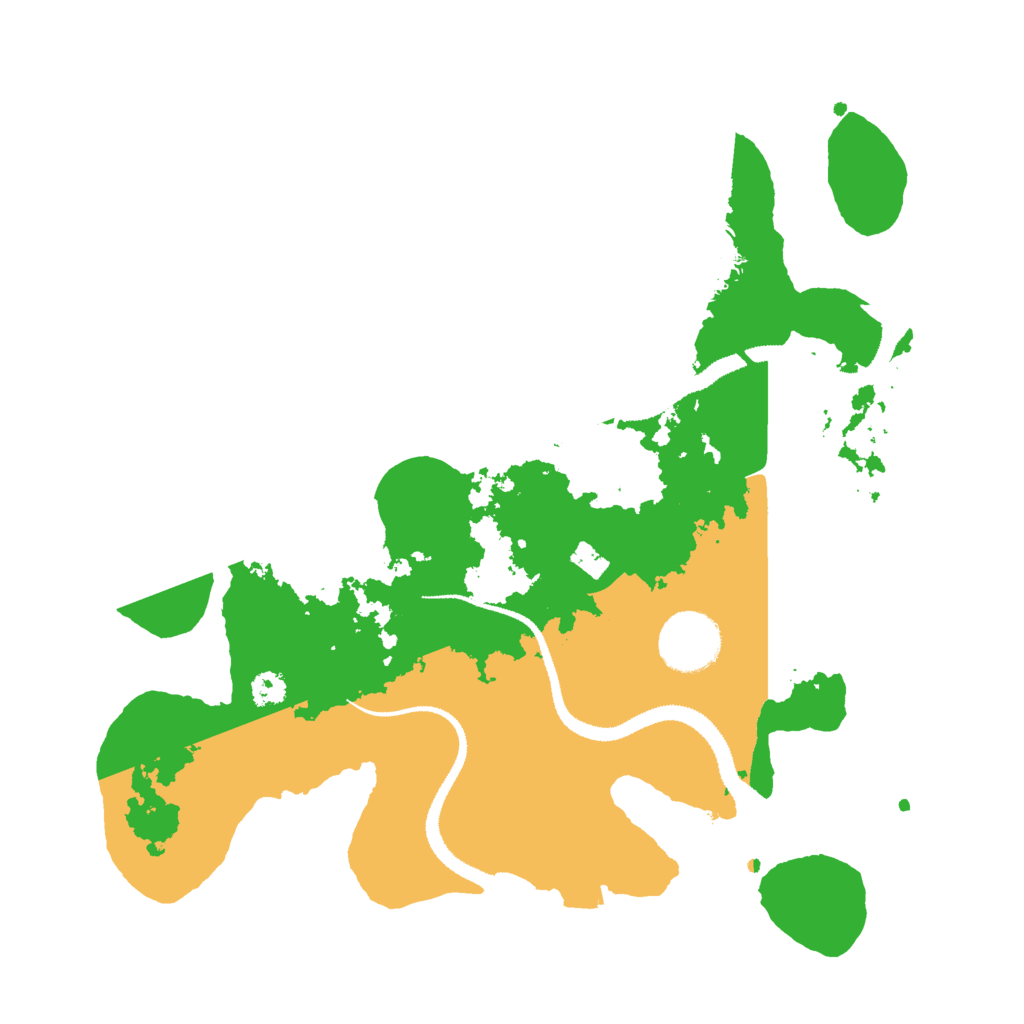 Biome Rust Map: Procedural Map, Size: 3000, Seed: 1176150