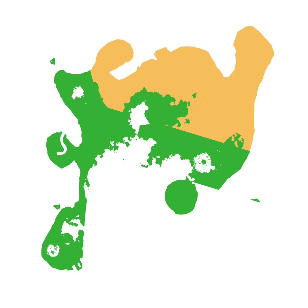 Biome Rust Map: Procedural Map, Size: 2500, Seed: 2118768935