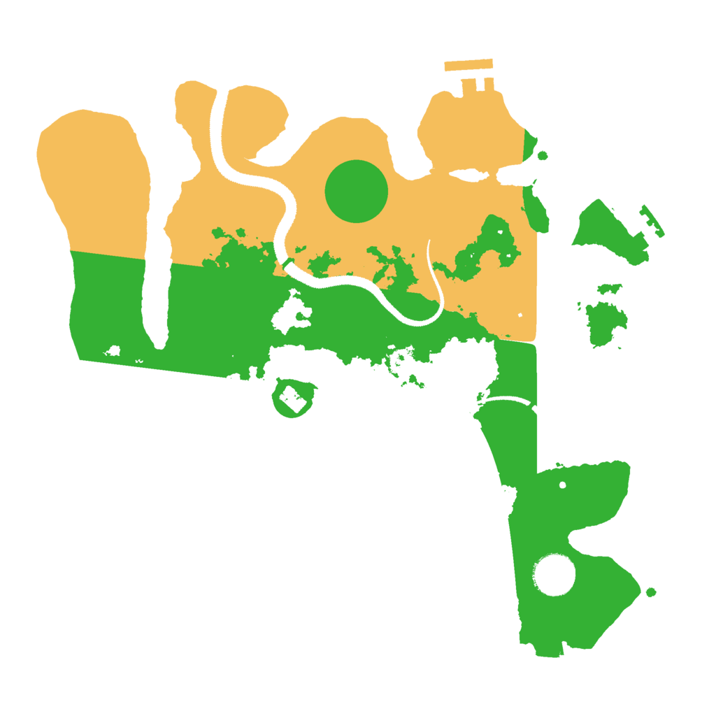 Biome Rust Map: Procedural Map, Size: 3000, Seed: 7291583